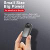 LICAEVEY 1080P Thumb Action Camera, 180 Rotatable Small Body Camera, Hands Free POV Recording Portable Vlogging Helmet Camera for Cycling Motorcycle (Black) view 2