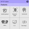HP 17.3 Touchcreen Laptop - Backlit KB and Fingerprint Reader - Intel 13th 10-Core i5-64GB RAM, 2TB Storage - Win 11 and Microsoft 365 Web w/o Mouse view 2