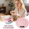 Coffee Cup Warmer, 55c/65c/75C 3-Temp Settings Coffee Mug Warmer for Desk, Fit Tea, Cocoa, Milk, 3.15inch Small USB Electric Beverage Coffeeheater Winter Gifts for Women Men Christmas (Pink) view 2