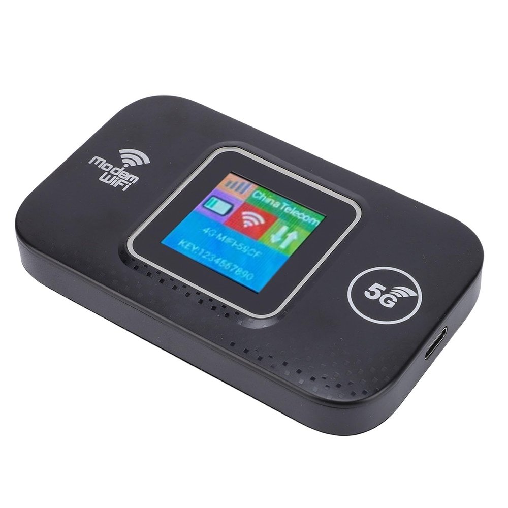 CCYLEZ 5G LTE Mobile Hotspot Router Reliable 300Mbps Portable WiFi for Travelers 12 Devices ABS Pocket Hotspot Device
