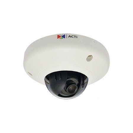 E912 5MP Indoor Mini Dome Security Camera, Fixed 2.1mm Lens, 126.9 Wide-Angle View, IR Night Vision, Vandal-Resistant IK08, PoE, MicroSD Storage
