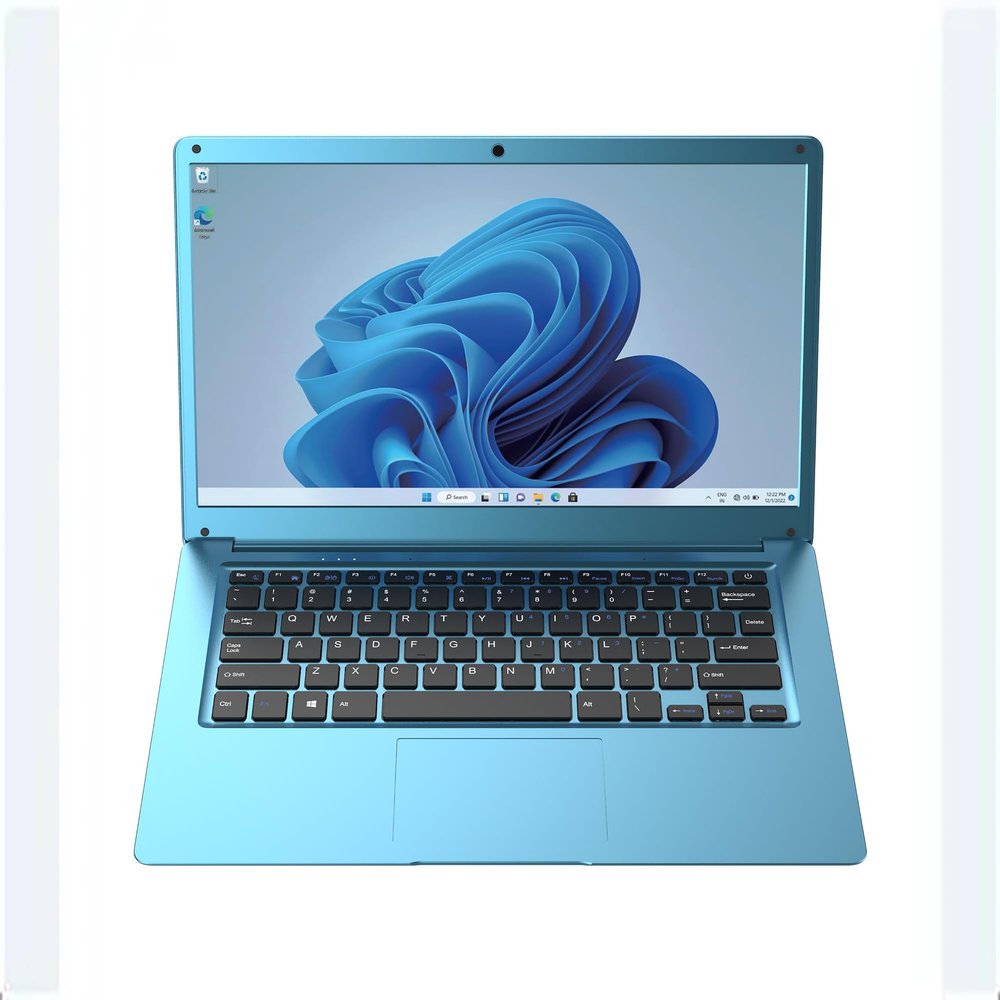 Azpen X1450E 14 Inch Laptop with HD Display 4GB RAM & 128GB Storage Win 11 OS with Office 365 and Carrying Case Included (Blue)