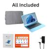 Azpen X1450E 14 Inch Laptop with HD Display 4GB RAM & 128GB Storage Win 11 OS with Office 365 and Carrying Case Included (Blue) view 2