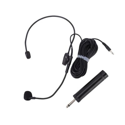 Yoidesu Flexible Microphone Headset, HiFi Sound Adjustable Wired Microphone with 3.5mm Audio Plug, Ergonomic Mic for Voice Amplifiers for Public Speaking, Tour Guiding