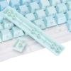 104PCS Key Caps Dyeing Process Opaque Side Engraving Matte PBT Keycaps, Custom Keycaps for Mechanical Keyboard, Frost Blue Theme with Ergonomic Design, Replacement Keycap Set for 6 view 4