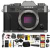 FUJIFILM X-T30 III Mirrorless Camera Body (Charcoal Silver) Bundle Wiht VideoMicro Ultracompact on Camera-Mount Microphone + 64GB Memory Card + Tripod 72 INCH + Bag + More view 1