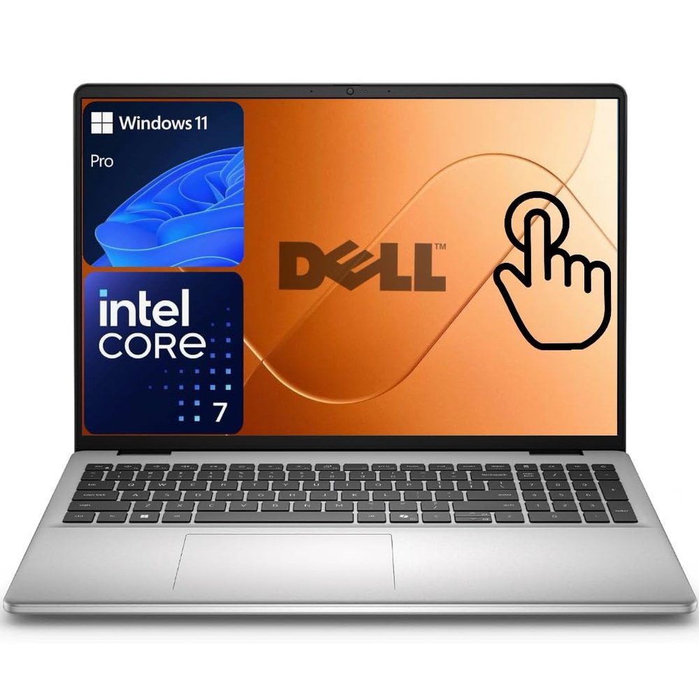 Dell Business-Class 16" Touchscreen Laptop, Intel 10-Core 7 150U (up to 5.4 GHz), 16" FHD+ 300-Nits, 32GB DDR5, 1TB SSD, Wi-Fi 6, Backlit KB, Copilot AI, Windows 11, w/o Earphone