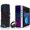 HP Gaming PC Desktop Computer  AMD Pro A10-9700,RX 550 Graphics,8GB RAM,256GB SSD,RGB Keyboard with AI Copilot,Mouse,WiFi,RGB Headphone,Windows 11(Renewed) view 1