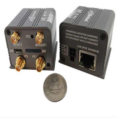 Microhard LTECubeCAT4-NA2-WIFI IoT 150 Mbps CAT4 LTE Ethernet Gateway with 802.11 WiFi, Networking Router, USB and SIM Support-Modem only (Sold by CompuPort Centre) (LTE3CAT4-NA2-WIFI)