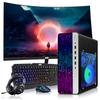 HP Gaming PC Desktop Computer  AMD Pro A10-9700,GT 1030 Graphics,16GB RAM,1TB SSD,24 Inch Curved Monitor,RGB Keyboard with AI Copilot,Mouse,WiFi,RGB Headphone,Windows 11(Renewed) view 1