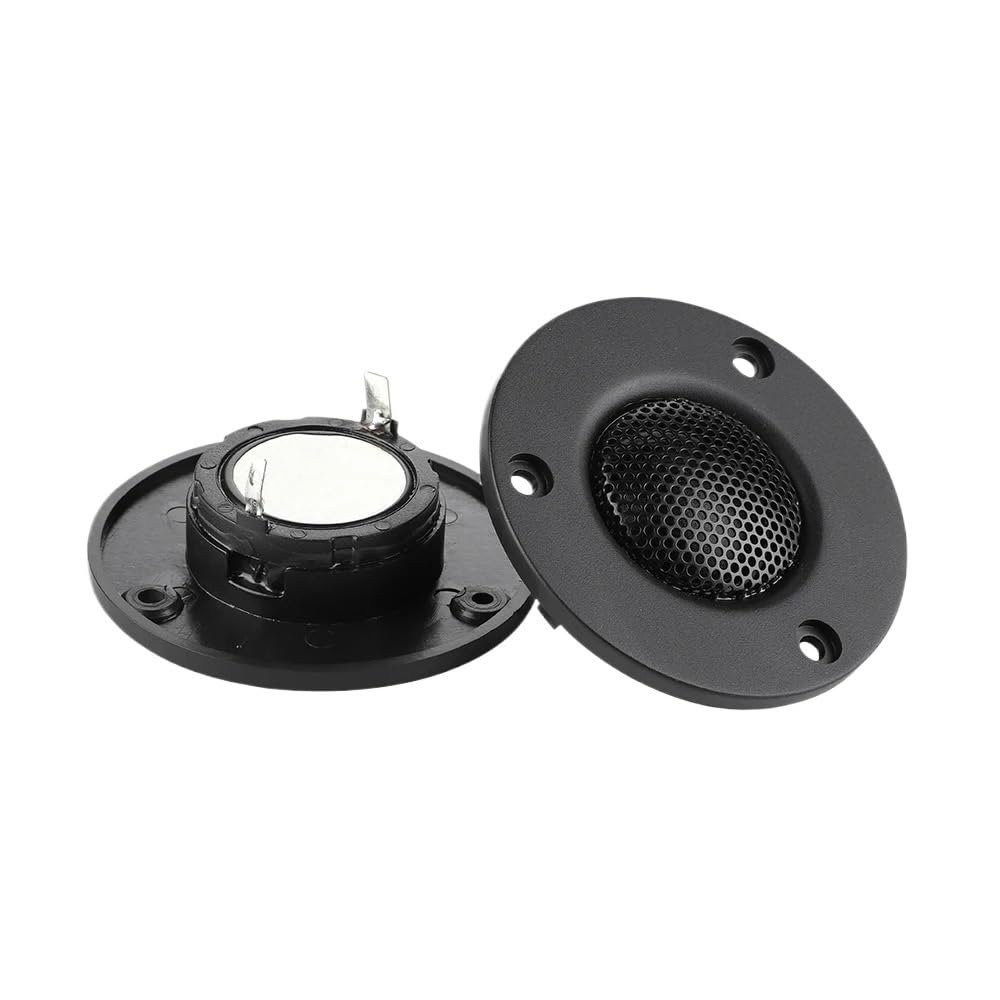 2Pcs 74MM Tweeter Audio Speakers 4 8 Ohm 20W Treble Speaker 25 Core Silk Diaphragm Loudspeaker for Desktop Bookshelf(8 Ohm 20W Speaker)