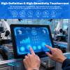 15 inch Embedded-Industrial-Panel-PC, Win11 Pro 10 Point Capacitive Industrial-Touch-Screen-Panel-Computer PC, Core I5-7200U / 8GB-DDR3 RAM 128GB SSD, IPS, 2xUSB3.0, 2xUSB2.0, HDMI, VGA, LAN, 2xRS232 view 4