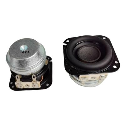 2Pcs 1.5 Inch Mini Full Range Loudspeaker 40mm 4 Ohm 10W Portable Audio Speaker Square Home Bluetooth Music