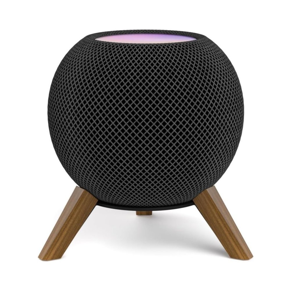 Speaker Wooden Base for Homepod mini Stand Speaker Desktop Anti-Slip Bracket Speaker Stand Holder