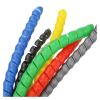 1/5M Winding Tube Wire Organizer Cable Protection Sleeve Spiral Wrap Protector 8/10/14/16/20/25mm(Black,25mm X 5Meters) view 3