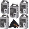 Fujifilm Instax Mini Film Variety Pack  5 Unique Styles for Instax Cameras + Bonus Sunshine Photo Microfiber Cleaning Cloth - Monochrome - (5 Pack X 10 Sheets) view 1