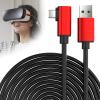 AFGHOA Wall Mount Stand for Echo Spot 2024, Link Cable for Apple Vision Pro 16FT, 5 Meters Linking Cable for Galaxy XR for Oculus for Quest 3 3S 2 Pro,Pico 4, 5M USB 3.1 Long Lead for VR Headset PC view 2
