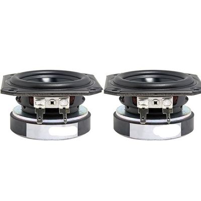 40W Full Range Speaker 3 Inch 4Ohm Central Channel 84mm Treble Mid Bass Loudspeaker for Peer-Less Car Audio 2pcs