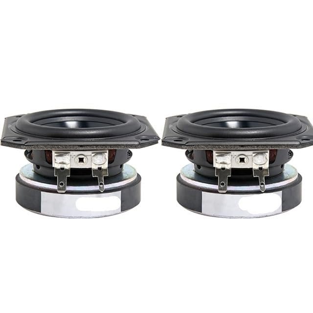 40W Full Range Speaker 3 Inch 4Ohm Central Channel 84mm Treble Mid Bass Loudspeaker for Peer-Less Car Audio 2pcs