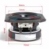 40W Full Range Speaker 3 Inch 4Ohm Central Channel 84mm Treble Mid Bass Loudspeaker for Peer-Less Car Audio 2pcs view 4