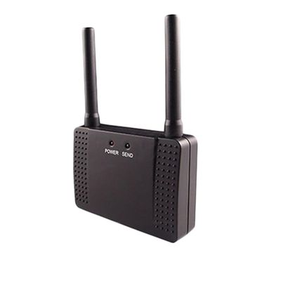 30MW RF Wireless Repeater Signal Amplifier Learning Code Extender for Call Button 433MHz Restaurant with Power Adaptor and 2 Antennas (US)