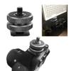 Microphone Mount Screw to Flash Hot Shoe Adapter, 3 / 8 to 1 / 4 Inches, Aluminum Alloy, Black - Easy Installation, Durable CNC Cutting, for Camera Accessories view 4