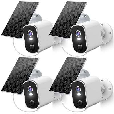 Gosulub Solar Security Camera Outdoor Camera Wireless (4Pc)