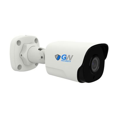 GW Security 6K 12MP TAA & NDAA Compliant Smart AI PoE IP Microhone Bullet Security Camera (GW1263701M)