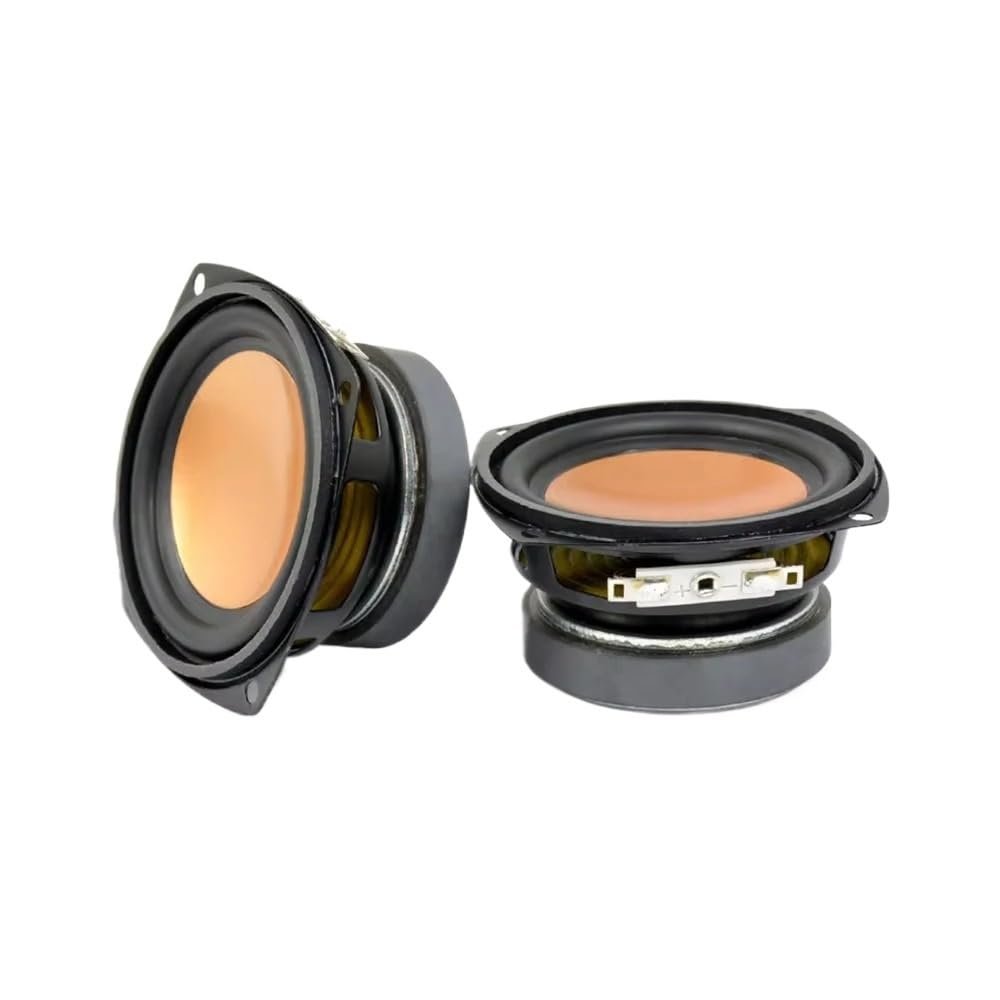 2Pcs 3 Inch Portable Aduio Speaker 4 8 Ohm 20W Full Range Sound Multimedia Loudspeaker Desktop Bookshelf Audio(4 Ohm 20W Speaker)