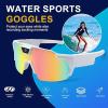 4K HD Video Camera Baseball Glasses with Camera POV Pro Sports Glasses Recording Action Cameras Sunglasses 2026 Upgrade Smart Video Recording Glasses for Action Sports with Memory (White A) view 2