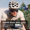 4K HD POV Sports Glasses with Camera, Baseball Glasses with Camera, 2026 Upgrade Outdoor Activity Recording Glass (Black) view 2