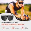 4K HD POV Sports Glasses with Camera, Baseball Glasses with Camera, 2026 Upgrade Outdoor Activity Recording Glass (Black) view 4