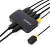 L6AS0F7 HDMI-Compatible KVM Switch with Extender 1080p Share 2xUSB Disk Monitor Printer Keyboard Mouse for 2 Computers view 3