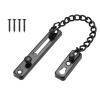 Door Lock Stainless Steel Security Guard with Spring Anti Theft Press Lock Heavy Duty Polished Door Latch(A) view 1