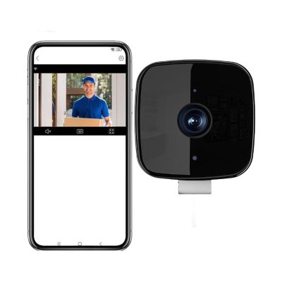 Acmefun Saker Smart 2K Window Security Camera,2K Dome Security Camera for Indoor Use, 3MP Ultra-Clear Picture with Enhanced Color Night Vision, Wireless Stick-On Installation (Without TF Card)