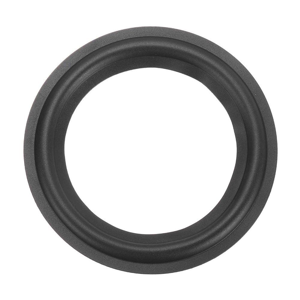 MECCANIXITY 5.1 Inch Rubber Speaker Edge Surround Rings 130x90mm(IDxOD) Perforated Subwoofer Rings Replacement Parts for Speaker Repair or DIY, Black