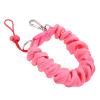 Diving Camera Lanyard Stainless Steel Spring Coiled Lanyard Diving Coil Lanyard for Underwater Diving (Pink) view 4