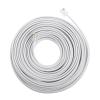 Mikinona White PC Telephone Extension Cord Cable for Home Landline Phones Modems Fax Machines Wire with Clear Audio Transmission and Compatibility view 1