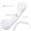 Gugxiom Retro Phone Handset, Type C Wired Receiver with Volume Control & Mic, Ergonomic Classic Headset for Cell Phone Video Calls (White) view 3