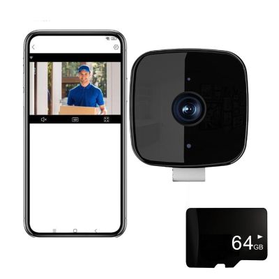 Acmefun Saker Smart 2K Window Security Camera,2K Dome Security Camera for Indoor Use, 3MP Ultra-Clear Picture with Enhanced Color Night Vision, Wireless Stick-On Installation (with 64GB TF Card)