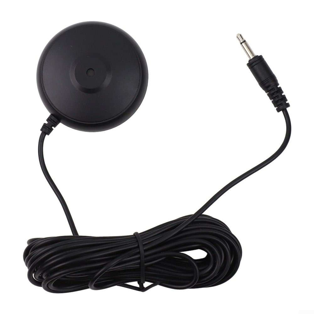 Wrenmor 3.5mm Desktop Calibration Measurement Microphone For Audio Video Receiver Home Theater System, Black