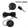 Wrenmor 3.5mm Desktop Calibration Measurement Microphone For Audio Video Receiver Home Theater System, Black view 2