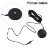 Wrenmor 3.5mm Desktop Calibration Measurement Microphone For Audio Video Receiver Home Theater System, Black view 4