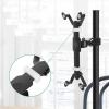 Multifunction Folding Tablet Car Holder 360 Degree Rotation Aluminum Wall Mount Cradle view 3