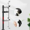 Multifunction Folding Tablet Car Holder 360 Degree Rotation Aluminum Wall Mount Cradle view 4
