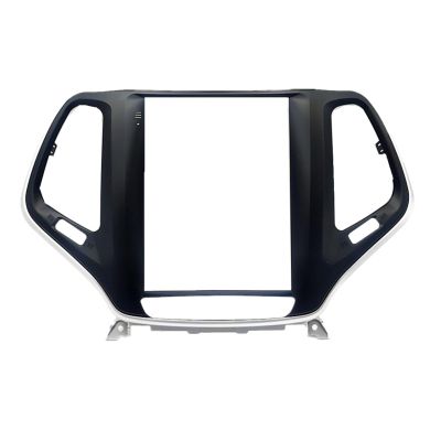 Large Screen Navigation Frame for Jeep HEROKEE Compass 2017, Fascia Trim Navigation e Bezel Radio Face Plate Replacement Part