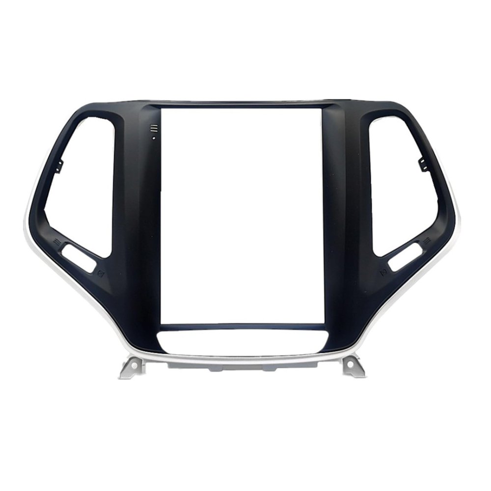 Large Screen Navigation Frame for Jeep HEROKEE Compass 2017, Fascia Trim Navigation e Bezel Radio Face Plate Replacement Part