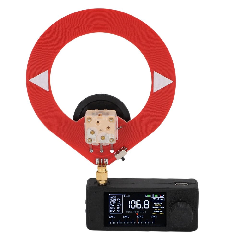 Matybobe Pocket Radio Transistor Radio for Travel 1.9 Inch Color Screen 3.5mm Headphone Jack