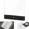 AYEXNSA Smart Led Reading Light, Book Light, Eye Protection Lights, Rechargeable Flat Reading Lights, Transparent Doodleable Timerable Dimmable Panel Plate Lamp for Night Reading (Black) view 1