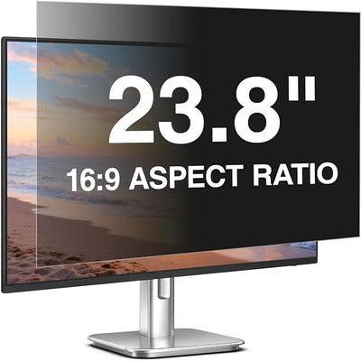 23.8 inch Computer Privacy Screen Filter, Suitable for 16:9 Widescreen Ratio (52.7x29.8cm) PC Monitors.Screen Privacy Cover,23.8" Anti-Glare,Blue Light Filter and Anti-peep Protection Film